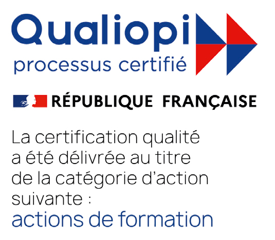 La certification qualiopi a été délivré dans la catégorie action de formation