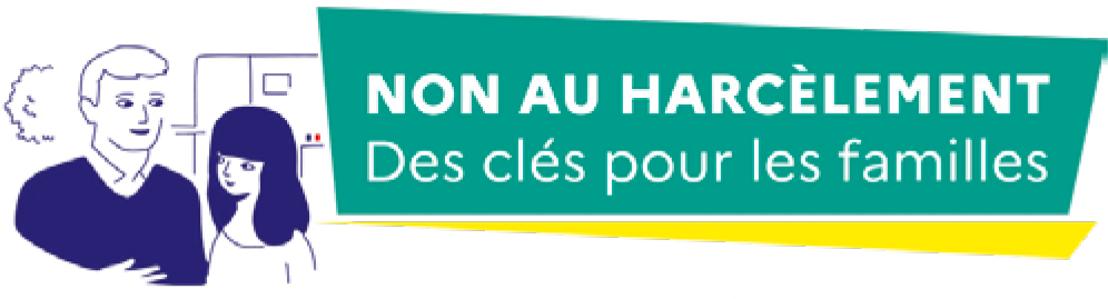 Logo de la plateforme Non au Harcèlement - Des clés pour les familles