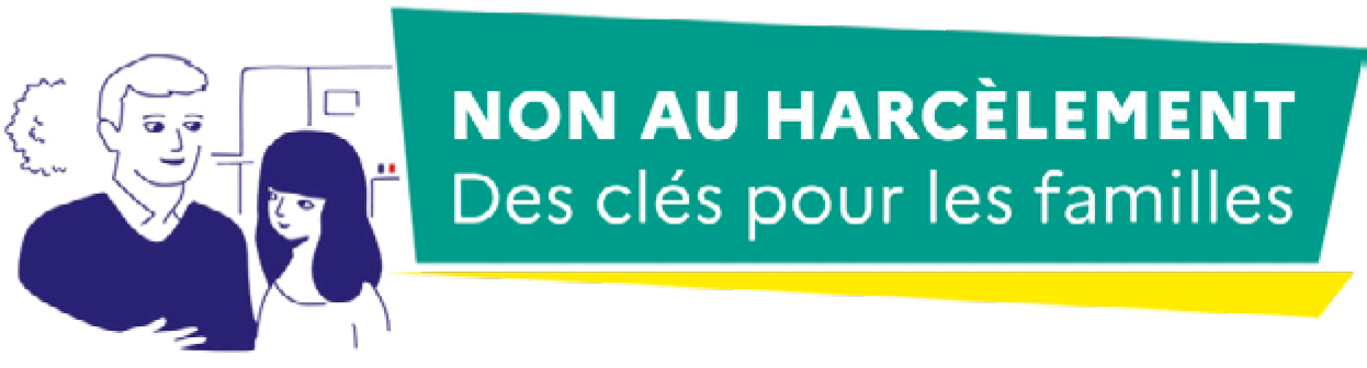 Logo Non au Harcèlement, des clés pour les familles