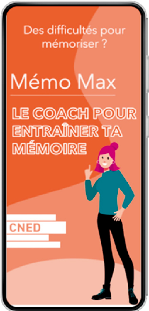 Capture d'écran de l'application mobile Mémo Max : Le coach pour entraîner ta mémoire